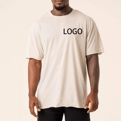 Custom Blank Logo Heavyweight Bamboo T Shirt for Men