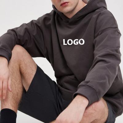 Custom Logo Fleece Thick Oversize Hoodies Plain Blank Sweatshirts