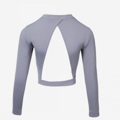 Customzied Unique Sexy Lightweight Open Back Top Lady Long Sleeve 