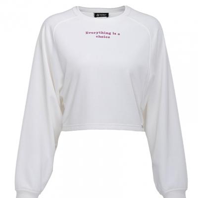 Custom Cropped Fall Season Sweatship Casual Long Sleeve For Women