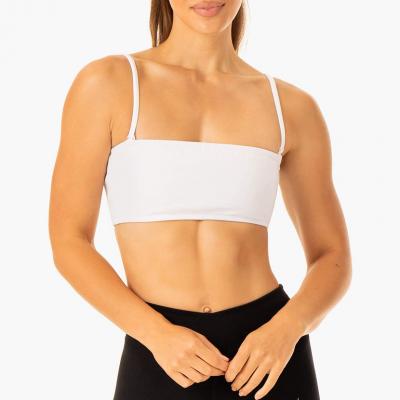 Fitness Wear Various Wearing Padded Strapless Boob Tube Top