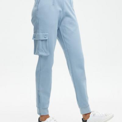 Customized Joggers Design High Waisted Sweatpants Drawstring Casual Pants 