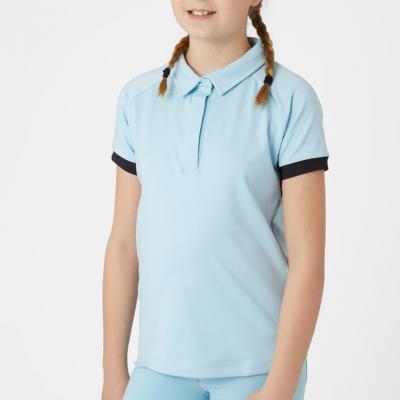 OEM Wholesale Plain Color Horse Riding Polo Shirt for Girls