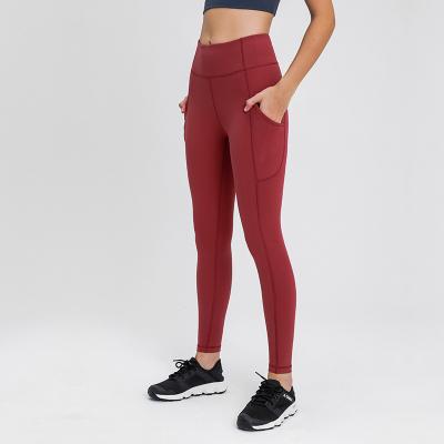 Wholesale Stocked High Rise Compression Yoga Tights